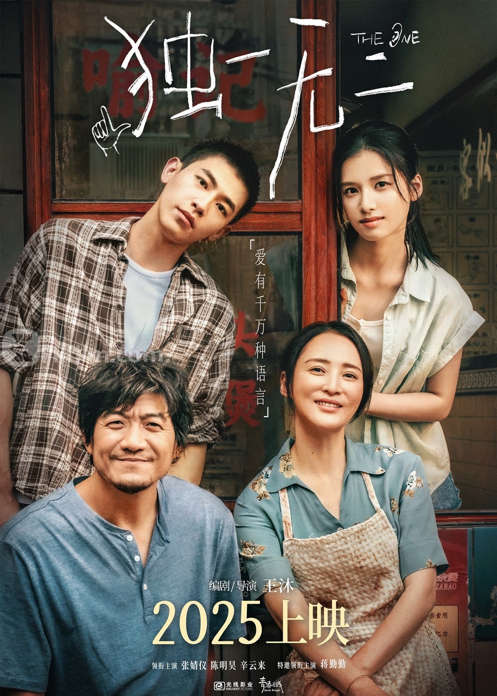 《独一无二》电影完整版 王沐2025新片 张婧仪家庭成长片