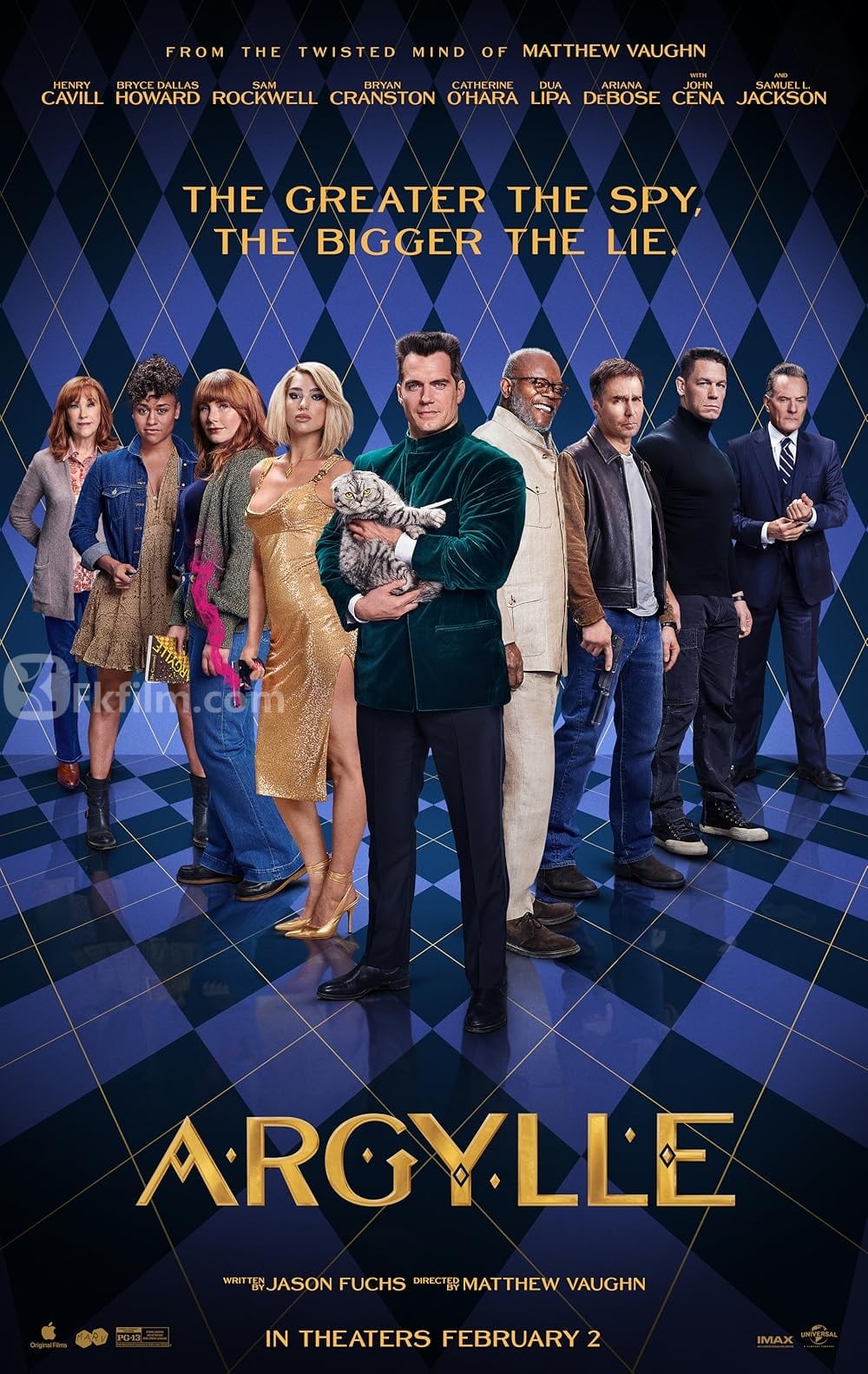 阿盖尔：神秘特工 Argylle (2024) 高清电影 间谍动作 在线观看