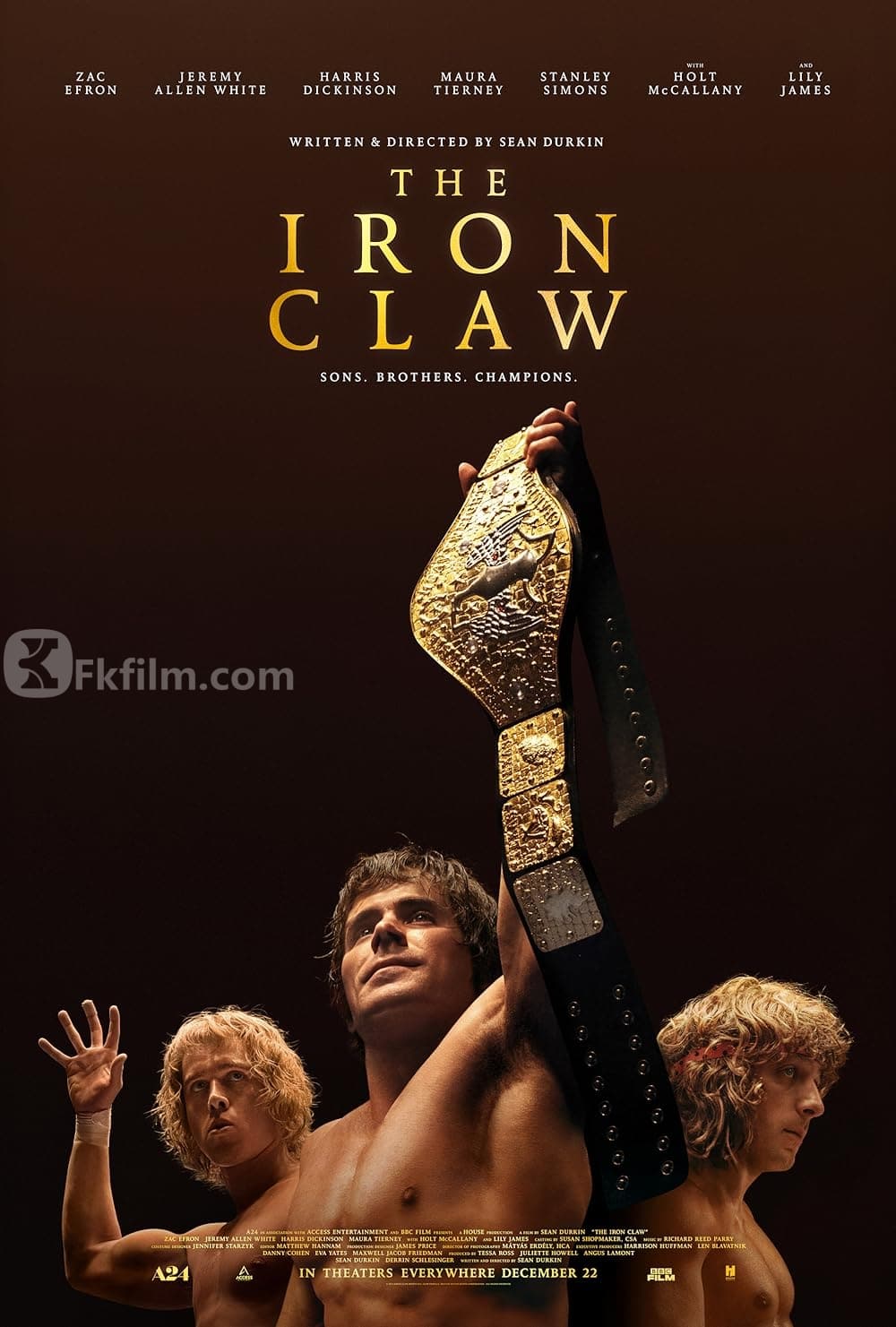 铁爪 The Iron Claw——冯·埃里希家族的摔角传奇与悲剧